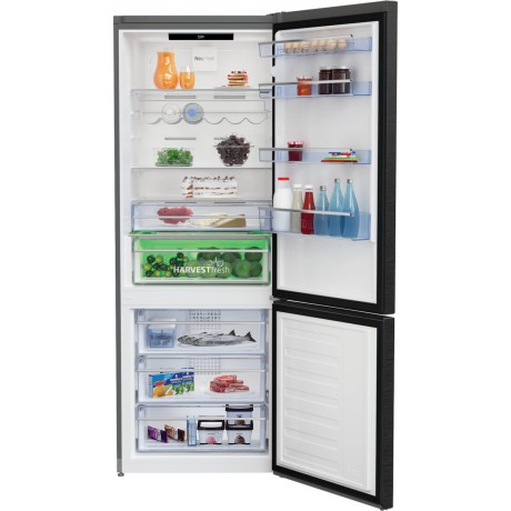 Beko RCNE560E60ZXRN Ψυγειοκαταψύκτης 514lt NoFrost Υ192xΠ70xΒ74.5εκ Dark Inox