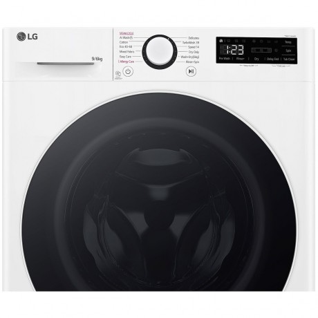 LG D4R5009TSWW Πλυντήριο-Στεγνωτήριο Ρούχων 9kg/6kg Ατμού 1400 Στροφές  