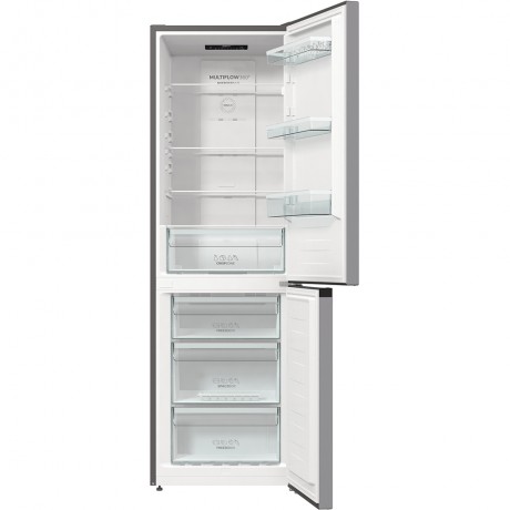 Gorenje NRKE62XL Ψυγειοκαταψύκτης Total NoFrost Υ185xΠ60xΒ59.2εκ. Inox με 4 Χρόνια Εγγύηση