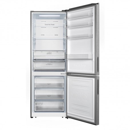 Hisense RB645N4BCE Ψυγειοκαταψύκτης 495lt Total NoFrost Υ200xΠ70.4xΒ69.5εκ. Inox