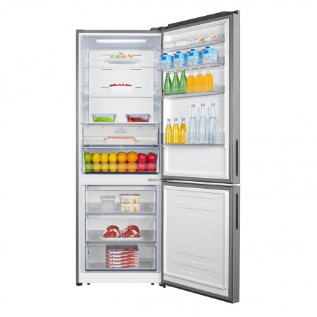 Hisense RB645N4BCE Ψυγειοκαταψύκτης 495lt Total NoFrost Υ200xΠ70.4xΒ69.5εκ. Inox