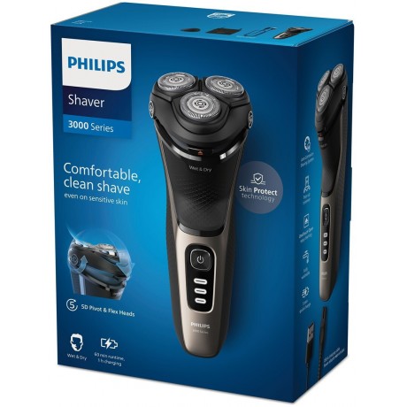 Philips S3242/12 Ξυριστική Μηχανή Προσώπου Επαναφορτιζόμενη