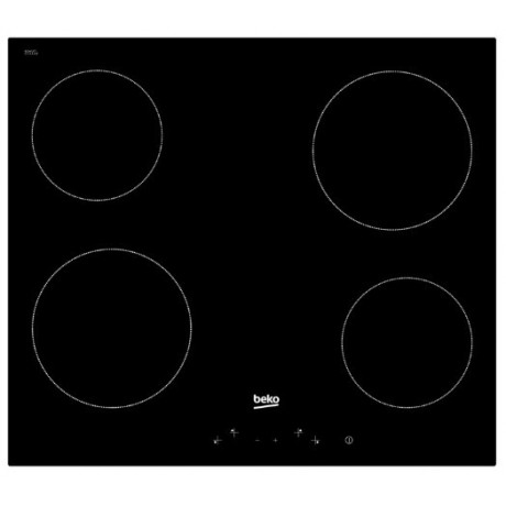 Beko BBIE12100XC + HIC64400E Φούρνος άνω Πάγκου 66lt με Κεραμικές Εστίες Π59.4εκ. Inox 