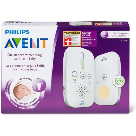 PHILIPS SCD502/26 Ασύρματη Ενδοεπικοινωνία Μωρού Avent