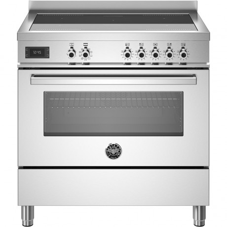 Bertazzoni PRO9 5I 1E X T Κουζίνα με 5 Επαγωγικές Εστίες 90εκ Inox