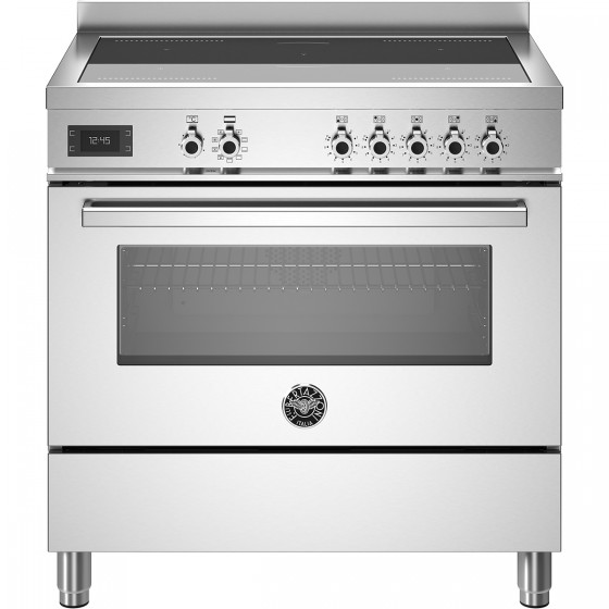 Bertazzoni PRO9 5I 1E X T Κουζίνα με 5 Επαγωγικές Εστίες 90εκ Inox