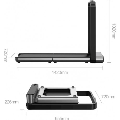 KingSmith WalkingPad X21 Αναδιπλούμενος Διάδρομος Γυμναστικής 1hp για Χρήστη έως 110kg 