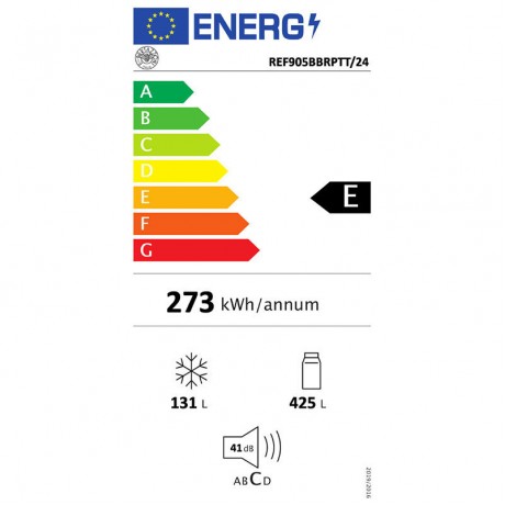 Bertazzoni REF905BBLPTT/24 Εντοιχιζόμενος Ψυγειοκαταψύκτης 556 Lt Total NoFrost Υ213xΠ90xΒ63.5εκ. Κλάση Ε 8057971108220