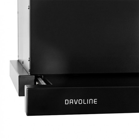 DAVOLINE HQ PRO 60 BLACK ΑΠΟΡΡΟΦΗΤΗΡΑΣ ΣΥΡΟΜΕΝΟΣ 772m3/h 60CM