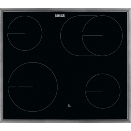 Zanussi ZOHEX2X + ZHDN670X Φούρνος Κάτω Πάγκου 72lt με Κεραμικές Εστίες Inox 