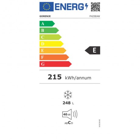 Gorenje FH25ΕΑW Οριζόντιος Καταψύκτης  248lt