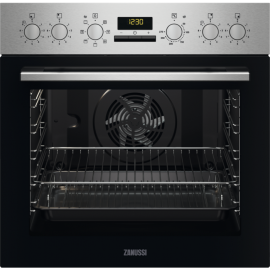 Zanussi ZOHEX2X Φούρνος κάτω Πάγκου 72lt χωρίς Εστίες Π59.4εκ. Inox