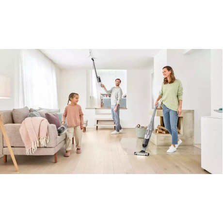 Bosch Flexxo Gen2 BCH3K2301 Επαναφορτιζόμενη Σκούπα Stick & Χειρός 21.6V Ασημί