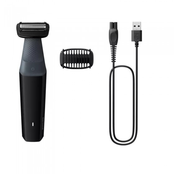 Philips BG3017/01  Bodygroom Series 3000 Ξυριστική Μηχανή Σώματος Επαναφορτιζόμενη 