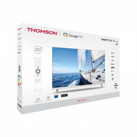 Thomson 32HG2S14W Google Tv 32" HD Ready LED  (2024) Λευκή