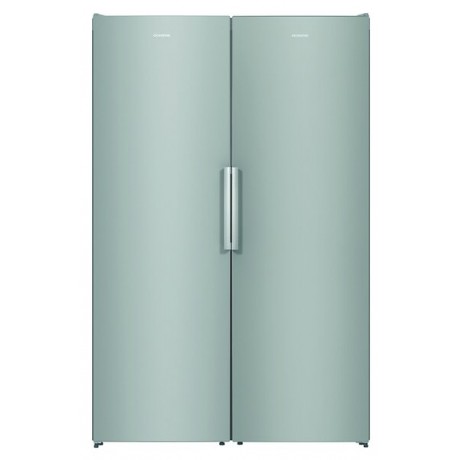 Gorenje R619EES5 + FN619EES5 Σετ Ψυγείο και Καταψύκτης No Frost Inox Υ185xΠ120xB66.3εκ 031009501+31009601