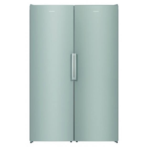 Gorenje R619EES5 + FN619EES5 Σετ Ψυγείο και Καταψύκτης No Frost Inox Υ185xΠ120xB66.3εκ 031009501+31009601