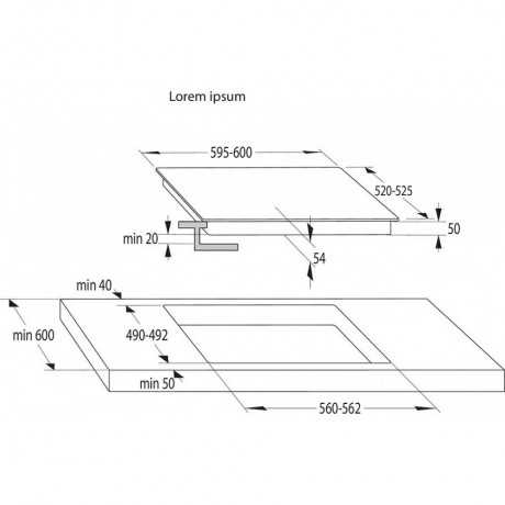 Gorenje GI6421SYW Επαγωγική Εστία 60cm Λευκή 030063301