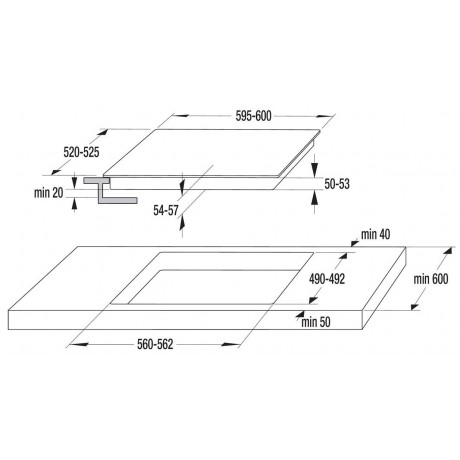 Gorenje ECT643WCSC Κεραμική Εστία Αυτόνομη 6 Ζωνών 60εκ. Λευκή 034067001