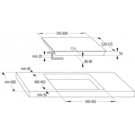 Gorenje BOS67372CLB + EC642CLB Αυτόνομο Σετ Εντοιχισμού Black 