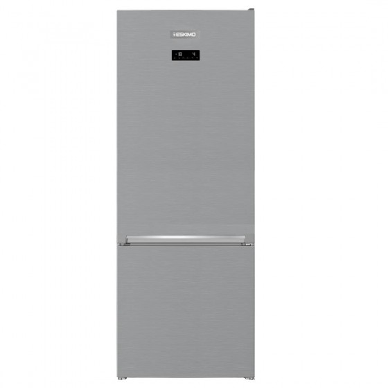 Eskimo ESRBF501Ε70ΙΝ Ψυγειοκαταψύκτης 490lt Full No Frost Υ19.2xΠ7xΒ7.4cm Inox