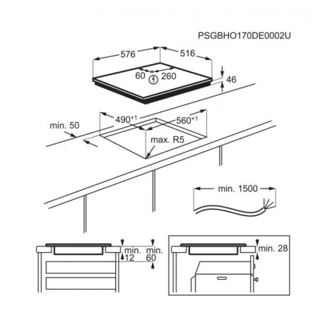 AEG IKE64450XB Επαγωγική Εστία MultipleBridge 60cm με Inox Πλαίσιο