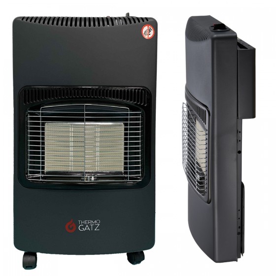 Thermogatz TG-FLD Κεραμική Σόμπα Υγραερίου 4200W Μαύρη 42x33x73cm  02.204.069