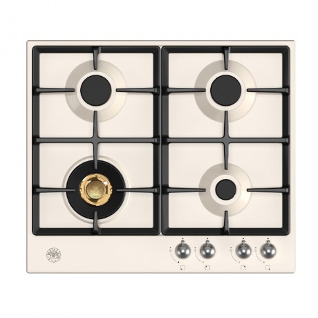 Bertazzoni P60 4L HER AX Επισμαλτωμένη Εστία Υγραερίου Μπεζ