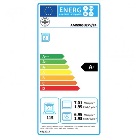 La Germania AMN96 5L G X V/24 GPL Κουζίνα Υγρεαερίου 115lt Π89.7εκ. Inox Α+