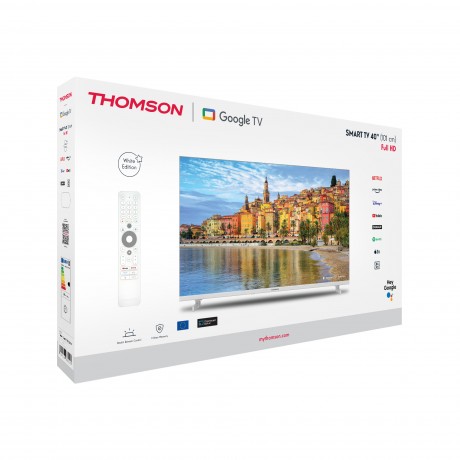 Thomson 40FG2S14W Google TV  40" Full HD LED (2024) Λευκή