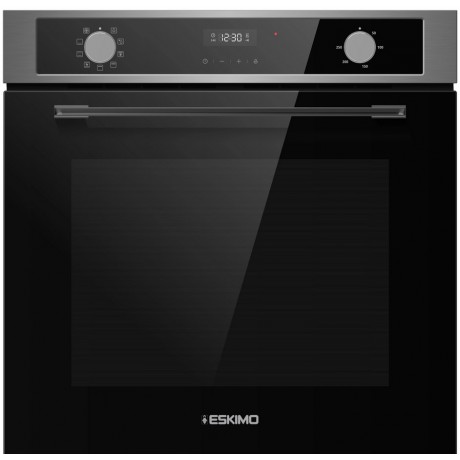 Eskimo ES BO7210N Eντοιχιζόμενος Φούρνος 72lt Inox - Black