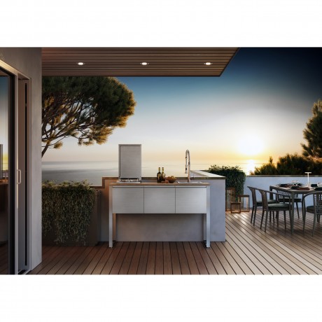 Steel Cucine Gea SELLA14540QNX Σύνθεση Κουζίνας Εξωτερικού Χώρου