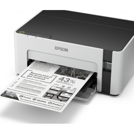 Epson EcoTank ET-M1120 Ασπρόμαυρος Εκτυπωτής Inkjet με WiFi και Mobile Print 