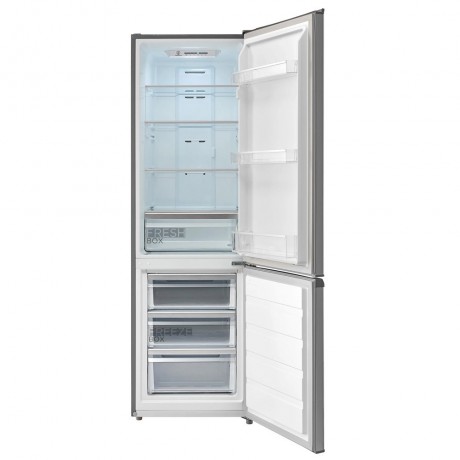 Midea MDRB380FGΕ02Α Ψυγειοκαταψύκτης 270lt Total No Frost Υ180xΠ54.5xΒ62.5cm Inox