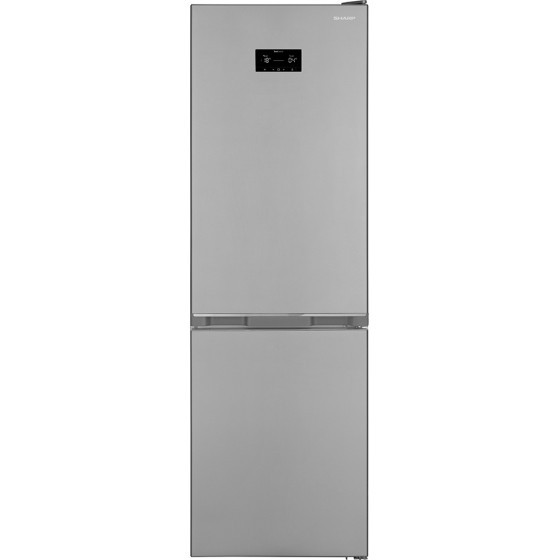 Sharp SJ-BA31DHXIE Ψυγειοκαταψύκτης 331lt Total NoFrost Υ186xΠ59.5xΒ65εκ. Inox  