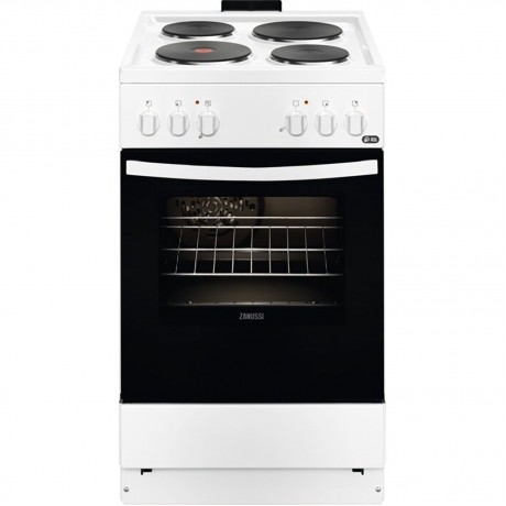 Zanussi ZCE550H1WA Κουζίνα 54lt με Εμαγιέ Εστίες Π50εκ. Λευκή