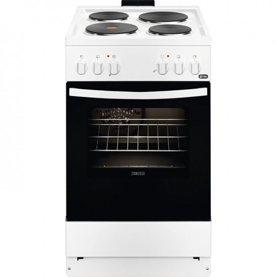 Zanussi ZCE550H1WA Κουζίνα 54lt με Εμαγιέ Εστίες Π50εκ. Λευκή