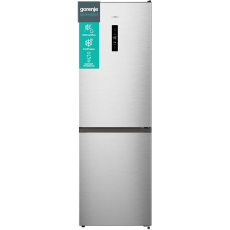 Gorenje N619EAXL4 Ψυγειοκαταψύκτης 304lt NoFrost Υ185xΠ59xΒ59.5εκ. Inox 031009401