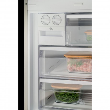 Bertazzoni RBM70F4FBNC Ψυγειοκαταψύκτης 481lt Total NoFrost Υ192xΠ70xΒ72.1εκ Μαύρο Κρύσταλλο