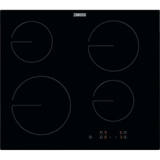 Zanussi ZHRN641K Κεραμική Εστία Αυτόνομη 59x52εκ