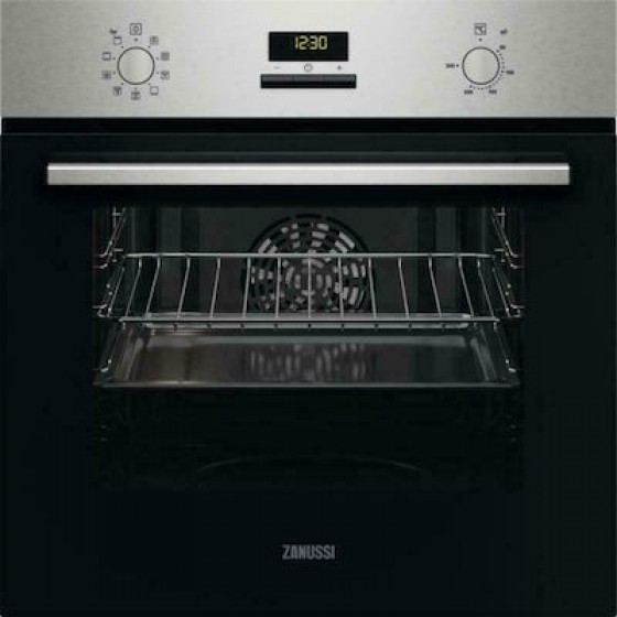 Zanussi ZOHEE2X2 Φούρνος άνω Πάγκου 65lt χωρίς Εστίες Π59.4εκ. Inox