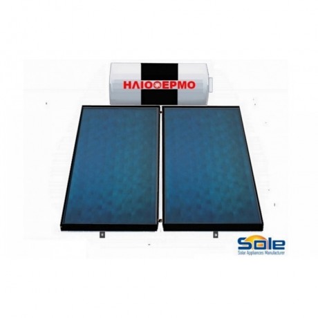 Sole Ηλιόθερμο Eco 150-2-S150 Glass Τριπλής Ενέργειας Επιλεκτικός 3,00 m² 