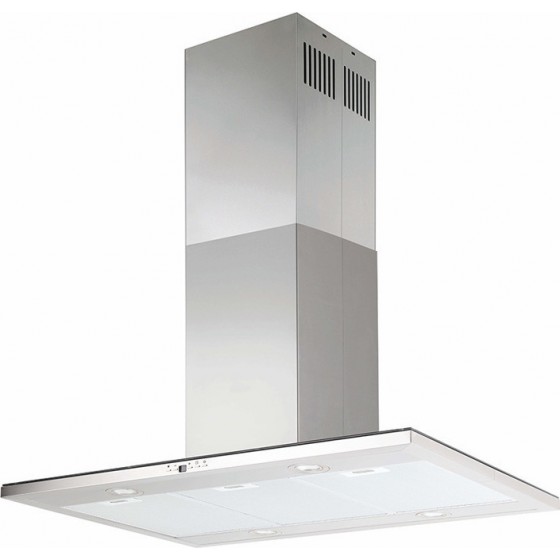 Davoline Slim Island 90cm Inox Απορροφητήρας Νησίδα