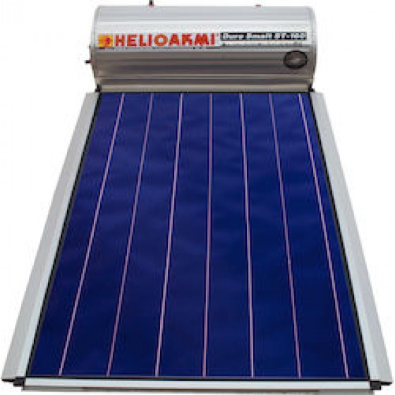 Helioakmi Megasun 120lt/2.1m² Glass Τριπλής Ενέργειας